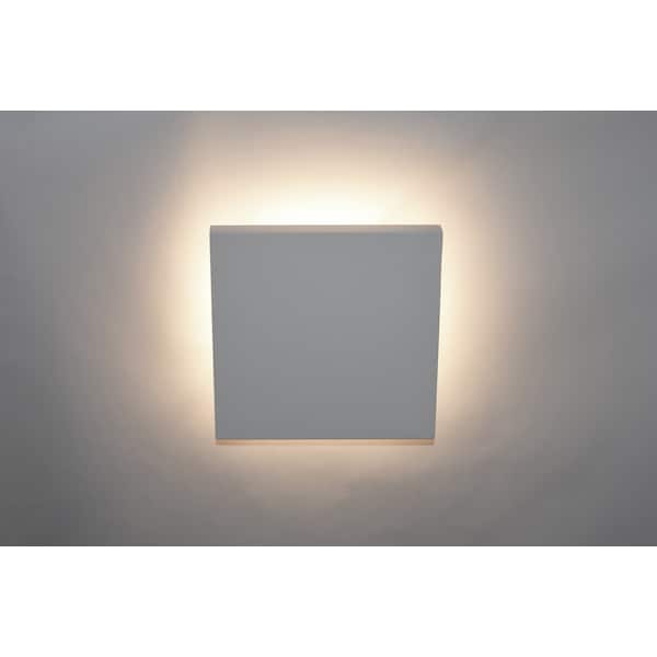 Alumilux Sconce 1-Light 6 Wide White Outdoor Wall Sconce